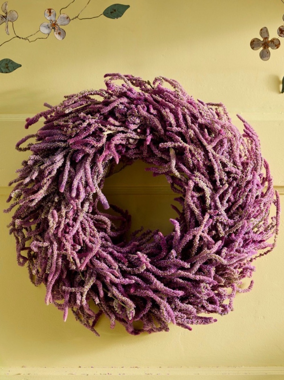 Statice Dried Wreath from Anthropologie